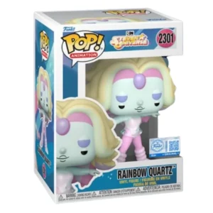 Funko Pop Rainbow Quartz 2301 SE Steven Universe en su caja con vista lateral de la tienda de figuras coleccionables online spain dreamspop
