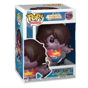 Funko Pop Smoky Quartz 2299 Steven Universe en su caja con vista lateral de la tienda de figuras coleccionables online spain dreamspop