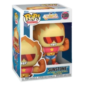 Funko Pop Sunstone 2300 Steven Universe en su caja con vista lateral de la tienda de figuras coleccionables online spain dreamspop