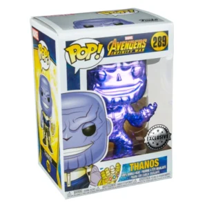 Funko Pop Thanos 289 SE Avengers Importación en su caja con vista lateral de la tienda de figuras coleccionables online spain dreamspop