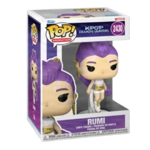Funko Rumi 2430 K-Pop Demon Hunters en su caja con vista lateral de la tienda de funkos online spain dreamspop