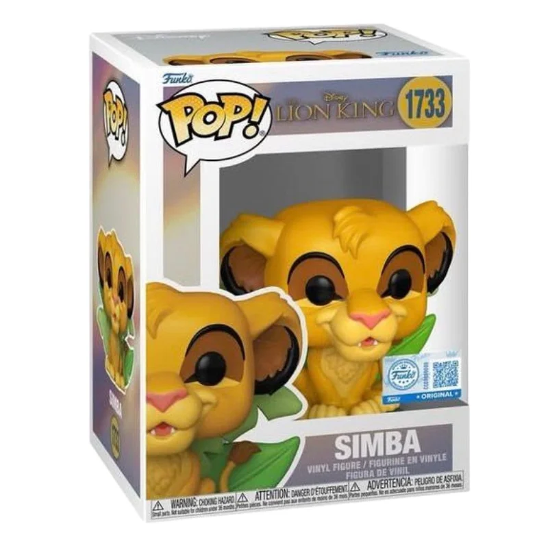 Funko Simba 1733 SE El Rey León en su caja con vista lateral de la tienda de funkos online spain dreamspop