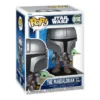Funko The Mandalorian With Grogu 818 Star Wars en caja original, vista lateral