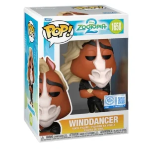Funko Winddancer 1658 SE Zootopia en su caja con vista lateral de la tienda de funkos online spain dreamspop