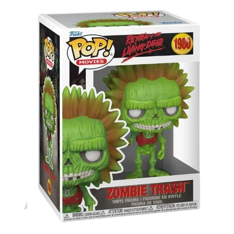 Funko Zombie Trash 1980 Return of the Living Dead en su caja con vista lateral de la tienda de funkos online spain dreamspop