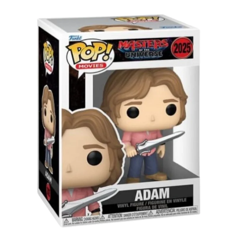 Funko Pop Adam 2025 Masters Of The Universe en su caja con vista lateral de la tienda de figuras coleccionables online spain dreampsop especializada en funko pop y youtooz