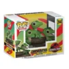 Funko Pop Compsognathus 2040 Jurassic Park en caja original, vista lateral