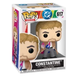 Funko Pop Constantine 617 DC Comics en su caja con vista lateral de la tienda de figuras coleccionables online spain dreampsop especializada en funko pop y youtooz