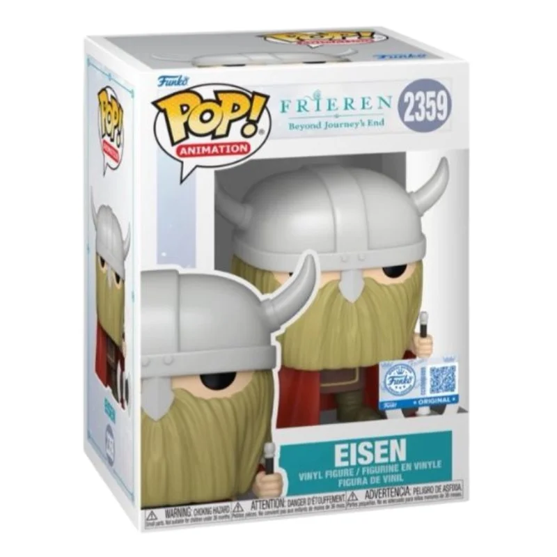 Funko Pop Eisen 2359 SE Frieren en su caja con vista lateral de la tienda de figuras coleccionables online spain dreamspop