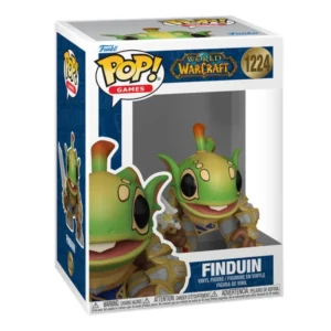 Funko Pop Finduin 1224 World of Warcraft en su caja con vista lateral de la tienda de figuras coleccionables online spain dreamspop