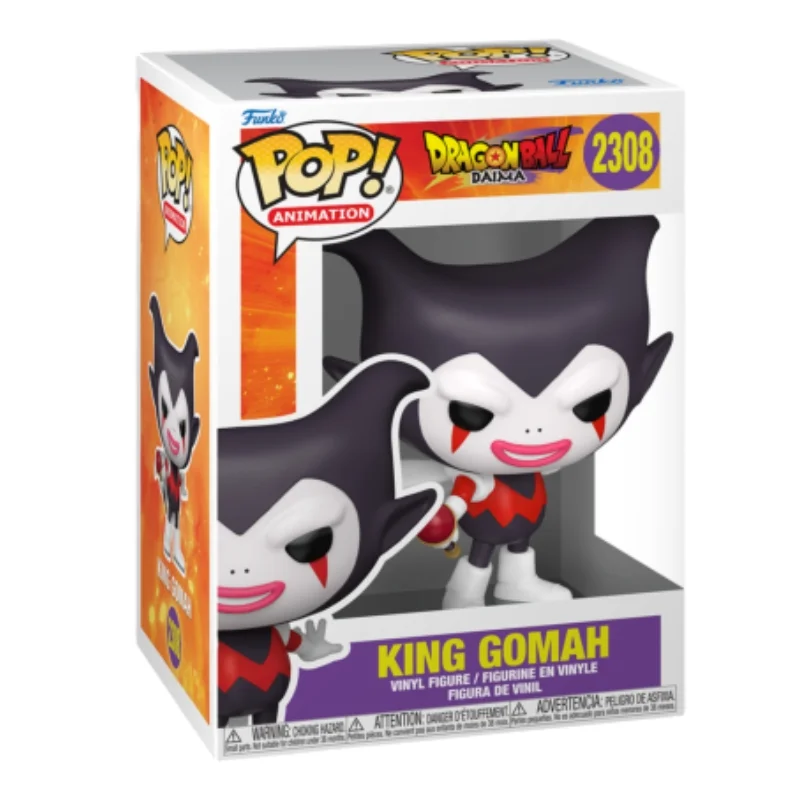 Funko Pop King Gomah 2308 Dragon Ball Daima en su caja con vista lateral de la tienda de figuras coleccionables online spain dreamspop