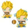 Figuras Funko Pop Super Saiyan Son Goku Mini 2305 Bundle Dragon Ball Daima (normal + chase) fuera de las cajas, vista frontal