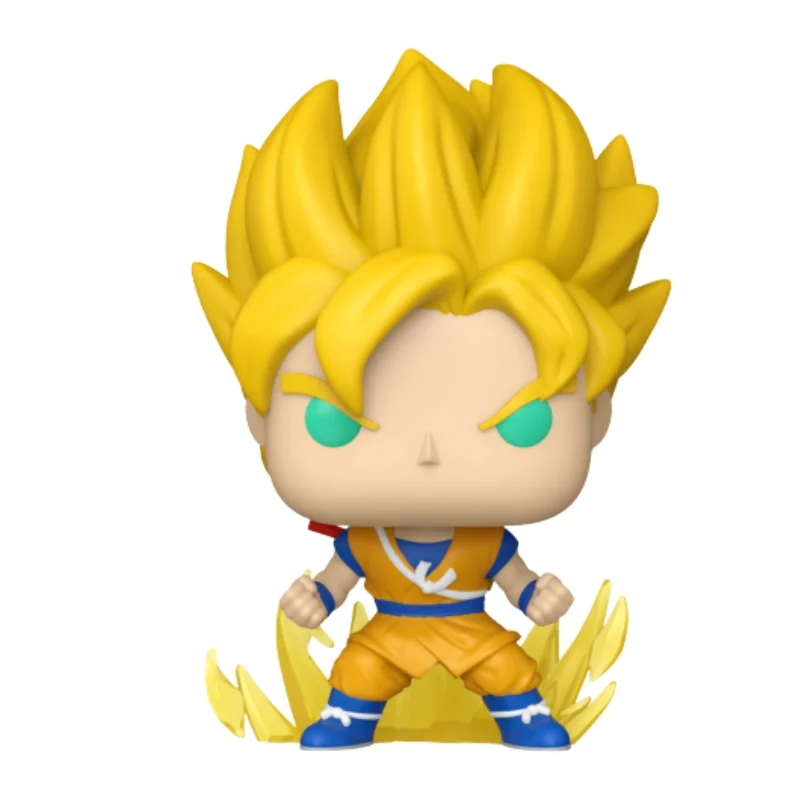 Funko Pop Super Saiyan Son Goku Mini 2305 Dragon Ball Daima fuera de su caja con vista frontal de la tienda de figuras coleccionables online spain dreamspop