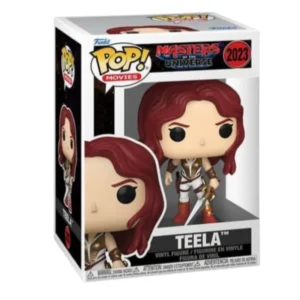 Funko Pop Teela 2023 Masters Of The Universe en su caja con vista lateral de la tienda de figuras coleccionables online spain dreampsop especializada en funko pop y youtooz
