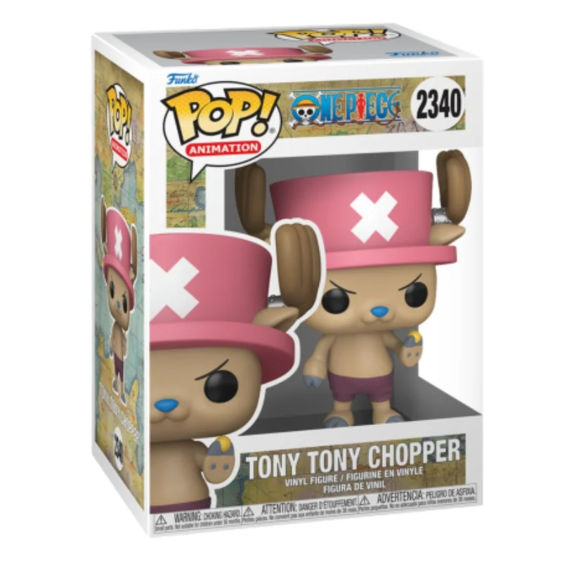 Funko Pop Tony Tony Chopper 2340 One Piece en su caja con vista lateral de la tienda de figuras coleccionables online spain dreamspop