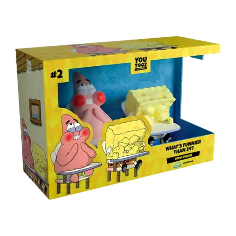 Youtooz Bob Esponja and Patricio 2 SpongeBob en su caja con vista lateral de la tienda de figuras coleccionables online spain dreamspop