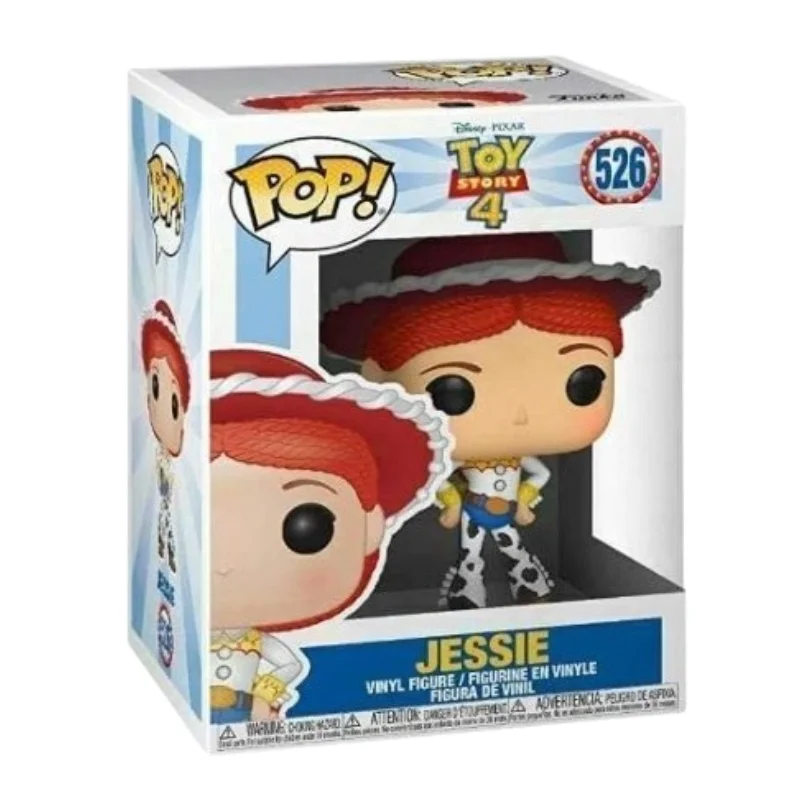 Funko Pop Jessie 526 Toy Story 4 Disney en su caja con vista lateral de la tienda de figuras coleccionables online spain dreamspop especializada en funko pop