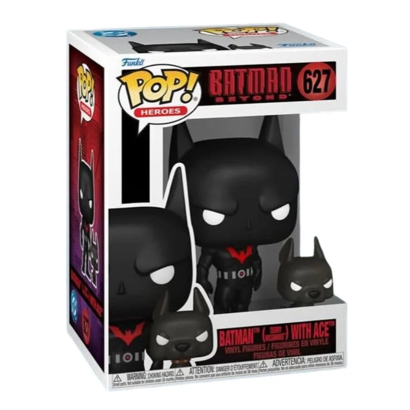 Funko Pop Batman with Ace 627 DC Comics en su caja con vista lateral de la tienda de figuras coleccionables online spain dreampsop especializada en funko pop y youtooz