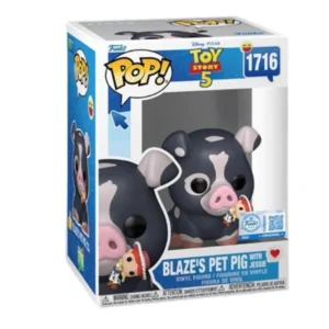 Funko Pop Blaze's Pet Pig with Jessie 1716 Toy Story 5 en su caja con vista lateral de la tienda de figuras coleccionables online spain dreampsop especializada en funko pop y youtooz