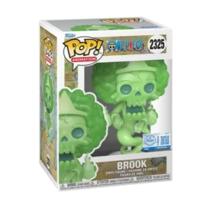 Funko Pop Brook 2325 SE One Piece en su caja con vista lateral de la tienda de figuras coleccionables online spain dreampsop especializada en funko pop y youtooz