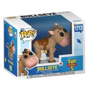 Funko Pop Bullseye 1713 Toy Story 5 en su caja con vista lateral de la tienda de figuras coleccionables online spain dreampsop especializada en funko pop y youtooz