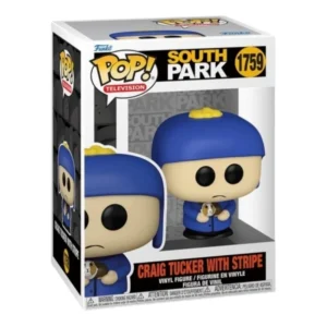 Funko Pop Craig Tucker With Stripe 1759 South Park en su caja con vista lateral de la tienda de figuras coleccionables online spain dreampsop especializada en funko pop y youtooz