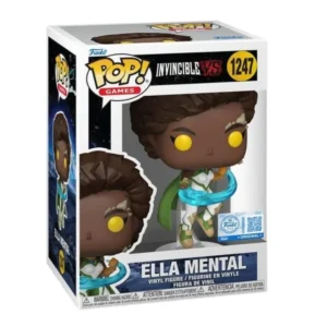 Funko Pop Ella Mental 1247 SE Invincible en su caja con vista lateral de la tienda de figuras coleccionables online spain dreampsop especializada en funko pop y youtooz