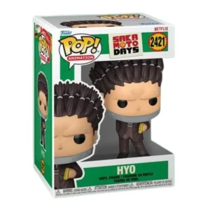 Funko Pop Hyo 2421 Sakamoto Days en su caja con vista lateral de la tienda de figuras coleccionables online spain dreampsop especializada en funko pop y youtooz