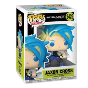 Funko Pop Jaxon Cross 2426 Beyblade X en su caja con vista lateral de la tienda de figuras coleccionables online spain dreampsop especializada en funko pop y youtooz