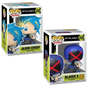 Funko Pop Jaxon Cross 2426 Bundle Beyblade X en sus cajas con vista lateral de la tienda de figuras coleccionables online spain dreampsop especializada en funko pop y youtooz