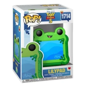 Funko Pop Lilypad 1714 Toy Story 5 en su caja con vista lateral de la tienda de figuras coleccionables online spain dreampsop especializada en funko pop y youtooz