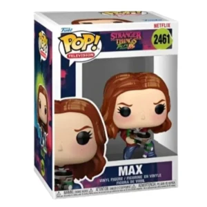 Funko Pop Max 2461 Stranger Things en su caja con vista lateral de la tienda de figuras coleccionables online spain dreampsop especializada en funko pop y youtooz