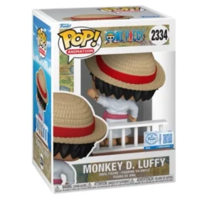 Funko Pop Monkey D. Luffy SE 2334 One Piece en su caja con vista lateral de la tienda de figuras coleccionables online spain dreampsop especializada en funko pop y youtooz