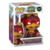 Funko Pop Raphael X Rodan 2343 Ninja Turtles X Godzilla en caja original, vista lateral