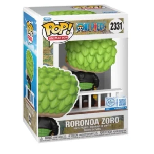 Funko Pop Roronoa Zoro 2331 SE One Piece en su caja con vista lateral de la tienda de figuras coleccionables online spain dreampsop especializada en funko pop y youtooz
