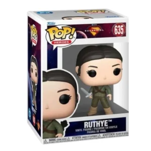 Funko Pop Ruthye 635 Supergirl en su caja con vista lateral de la tienda de figuras coleccionables online spain dreampsop especializada en funko pop y youtooz