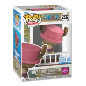 Funko Pop Tony Tony Chopper 2332 SE Flocked One Piece en su caja con vista lateral de la tienda de figuras coleccionables online spain dreampsop especializada en funko pop y youtooz