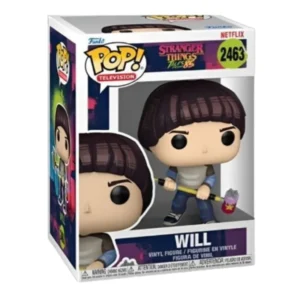 Funko Pop Will 2463 Stranger Things en su caja con vista lateral de la tienda de figuras coleccionables online spain dreampsop especializada en funko pop y youtooz