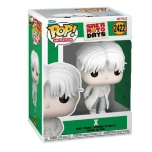 Funko Pop X 2422 Sakamoto Days en su caja con vista lateral de la tienda de figuras coleccionables online spain dreampsop especializada en funko pop y youtooz