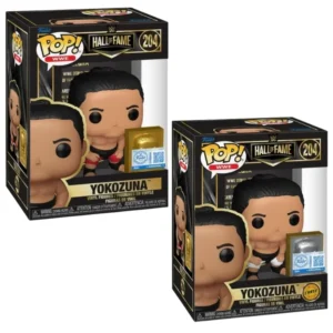 Funko Pop Yokozuna 204 SE Bundle WWE en sus cajas con vista lateral de la tienda de figuras coleccionables online spain dreampsop especializada en funko pop y youtooz