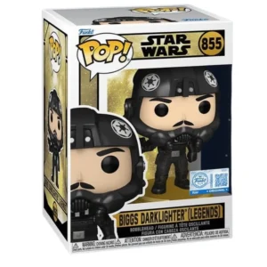 Funko Pop Biggs Darklighter 855 SE Star Wars en su caja con vista lateral de la tienda de figuras coleccionables online spain dreampsop especializada en funko pop y youtooz