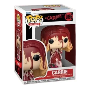 Funko Pop Carrie 2065 Carrie en su caja con vista lateral de la tienda de figuras coleccionables online spain dreampsop especializada en funko pop y youtooz