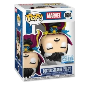 Funko Pop Doctor Strange 1604 SE Marvel en su caja con vista lateral de la tienda de figuras coleccionables online spain dreampsop especializada en funko pop y youtooz