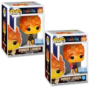 Funko Pop Ember Lumen 1757 SE Bundle Elemental en su caja con vista lateral de la tienda de figuras coleccionables online spain dreampsop especializada en funko pop y youtooz