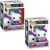Funko Pop Hello Kitty 155 GITD Bundle Hello Kitty (normal + chase) en sus cajas, vista lateral