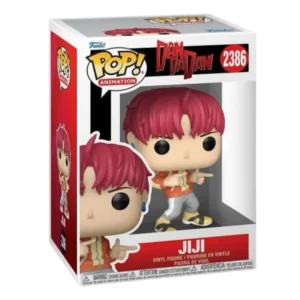 Funko Pop Jiji 2386 DanDaDan en su caja con vista lateral de la tienda de figuras coleccionables online spain dreampsop especializada en funko pop y youtooz