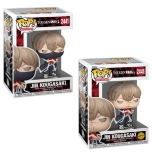 Funko Pop Jin Kougasaki 2441 Bundle Tougen Anki en sus cajas con vista lateral de la tienda de figuras coleccionables online spain dreampsop especializada en funko pop y youtooz