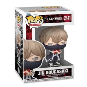 Funko Pop Jin Kougasaki 2441 Tougen Anki en su caja con vista lateral de la tienda de figuras coleccionables online spain dreampsop especializada en funko pop y youtooz