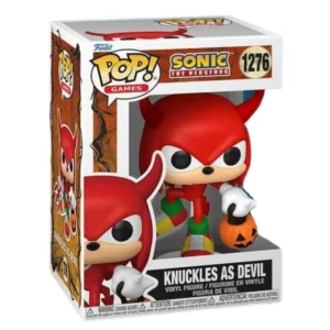 Funko Pop Knuckles As Devil 1276 Sonic en su caja con vista lateral de la tienda de figuras coleccionables online spain dreampsop especializada en funko pop y youtooz