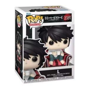 Funko Pop L 2381 Death Note en su caja original, vista lateral.